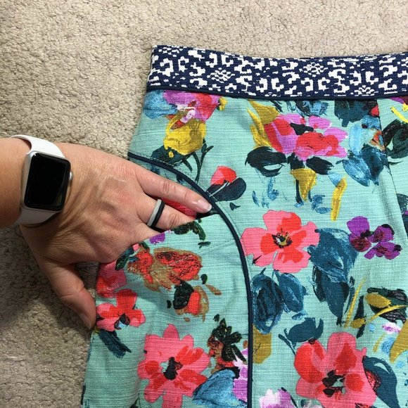 Anthropologie Cartonnier Floral Print Shorts - Picture 5 of 12